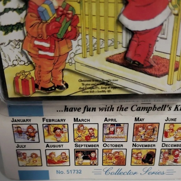 CAMPBELL'S Kids Vintage 3D Magnets November & December 1996 NIP + Tin Tray - Picture 5 of 7